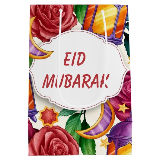 Eid Mubarak Medium Cadeauzakje (Achterkant)