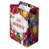 Eid Mubarak Medium Cadeauzakje (Achterkant Gekanteld)