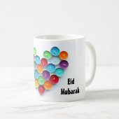 Eid Mubarak met kleurrijke kaarsen Mok (Voorkant rechts)
