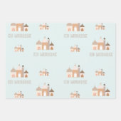 Eid Mubarak Modern inpakpapier Set van 3 Vel (Voorkant 3)