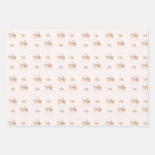 Eid Mubarak Modern inpakpapier Set van 3 Vel (Voorkant 2)