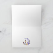 Eid Mubarak Moon waterverf Ramadan kaart (Binnen)