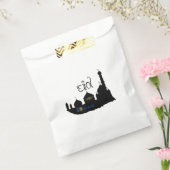 Eid Mubarak Moskee Silhouet - Favor Bag Bedankzakje (Gezegeld)