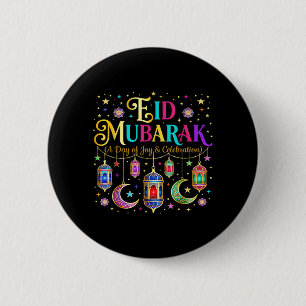 Eid Mubarak Moslim Feest Kleding voor Eid Al Ronde Button 5,7 Cm
