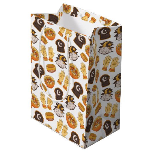 Eid Mubarak Moslim Kinder Happy Eid Medium Cadeauzakje (Achterkant Gekanteld)