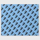 Eid Mubarak Mosque Silhouette - Papier voor onmidd (Vlak)