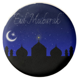Eid Mubarak Night Stars Mosque