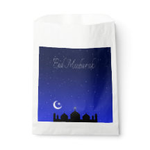 Eid Mubarak Night Stars Mosque