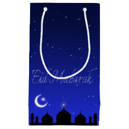 Eid Mubarak Night Stars Mosque Klein Cadeauzakje