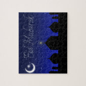 Eid Mubarak Night Stars Mosque Legpuzzel (Verticaal)