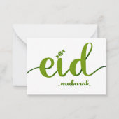 Eid Mubarak Notitiekaartje (Voorkant)