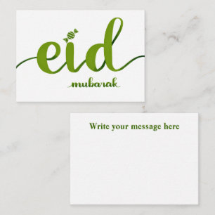 Eid Mubarak Notitiekaartje
