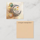 Eid Mubarak Notitiekaartje (Voorkant / Achterkant)