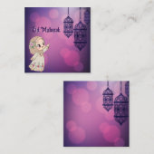 Eid Mubarak Notitiekaartje (Voorkant / Achterkant)