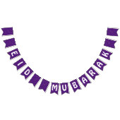 Eid Mubarak Paarse Eid Banner Decoraties (Alle)