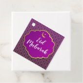 Eid Mubarak Paarse Label (In situ)