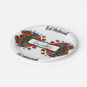 Eid Mubarak Paper-borden Papieren Bordje (Gekanteld)