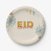 Eid mubarak papieren bordje (Voorkant)