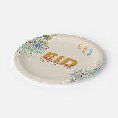 Eid mubarak papieren bordje (Gekanteld)