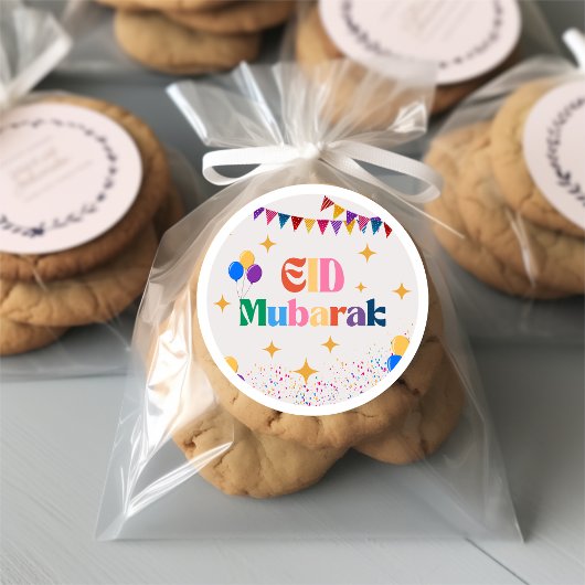 Eid Mubarak Party Favor Sticker