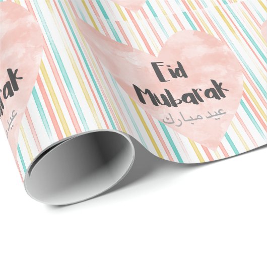 Eid Mubarak pastel wrapppapier Cadeaupapier (Rol Hoek)
