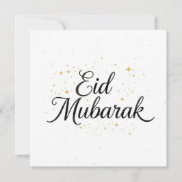 Eid mubarak Personalized modern Card Bedankkaart