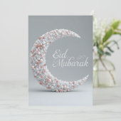Eid mubarak Personalized Modern Card Kaart (Staand voorkant)