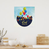 Eid Mubarak Poster (Keuken)
