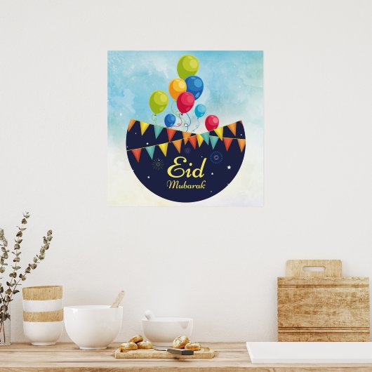Eid Mubarak Poster (Keuken)
