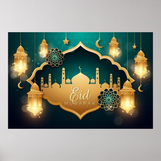 Eid Mubarak Poster (Voorkant)