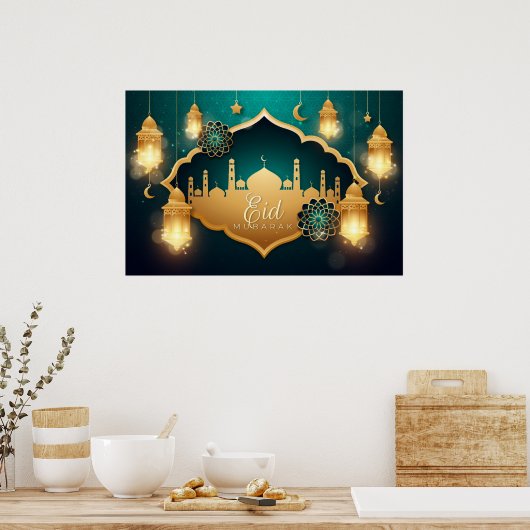 Eid Mubarak Poster (Keuken)