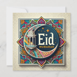 Eid Mubarak Ramadan Aanpasbare Groeten Tekst Ho Feestdagenkaart
