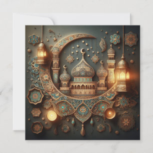 Eid Mubarak Ramadan Aanpasbare Groetetekst Feestdagenkaart
