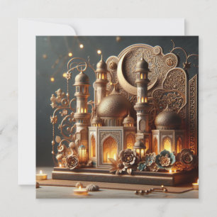 Eid Mubarak Ramadan Aanpasbare Groetetekst Feestdagenkaart