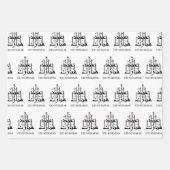 Eid Mubarak/Ramadan Arabische kalligrafie Inpakpapier Vel (Voorkant)