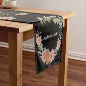 Eid Mubarak | Ramadan Bloemen Krans Calligrafie Korte Tafelloper (Voorbeeld)