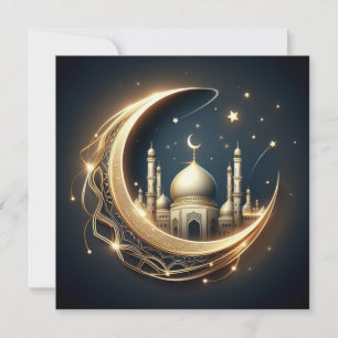 Eid Mubarak Ramadan  Groeten Tekst Ho Feestdagenkaart
