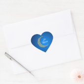 Eid Mubarak / Ramadan Hart Sticker (Envelop)