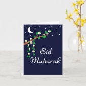 Eid Mubarak - Ramadan Kaart (Gele Bloem)
