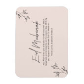 Eid Mubarak Ramadan Kareem Eid al Fitr Elegant Magneet (Verticaal)