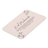 Eid Mubarak Ramadan Kareem Eid al Fitr Elegant Magneet (Linkerzijde)