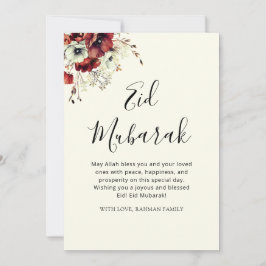 Eid Mubarak Ramadan Kareem Eid al Fitr Groet Feestdagenkaart