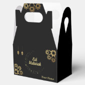 Eid Mubarak / Ramadan Kareem Golden Personalize Bedankdoosjes (Geopend)
