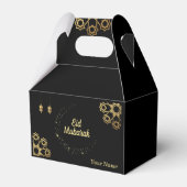 Eid Mubarak / Ramadan Kareem Golden Personalize Bedankdoosjes (Voorkant Zijde)