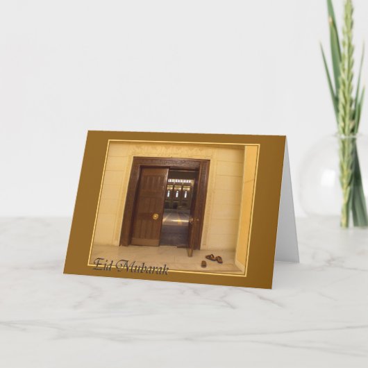 Eid Mubarak - Ramadan Kareem Kaart (Voorkant)