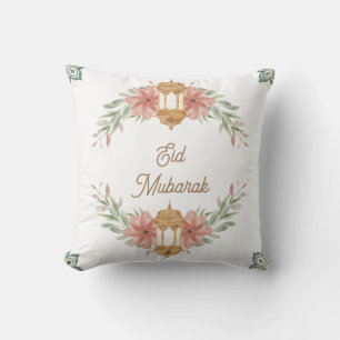 Eid Mubarak Ramadan Mubarak Bloemen Krans Lamp Kussen