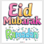 EID Mubarak + Ramadan Sticker (Vel)