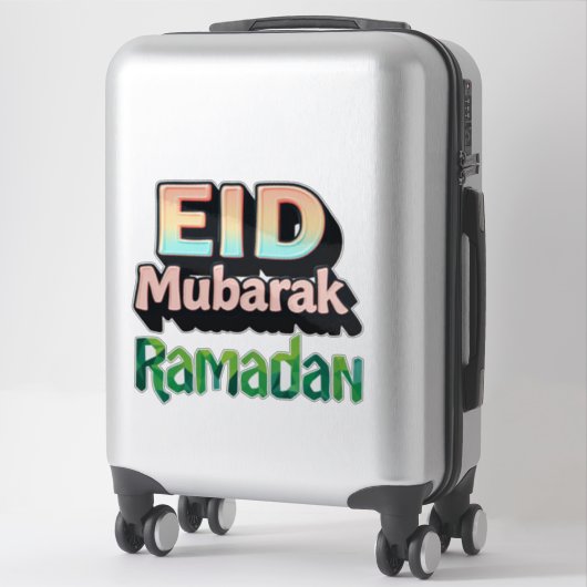 EID Mubarak + Ramadan Sticker (Koffer)