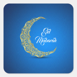 Eid Mubarak / Ramadan Vierkante Sticker