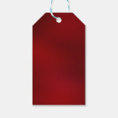 Eid Mubarak Rode Bloemen Cresent Islamitische Lant Cadeaulabel (Achterkant)